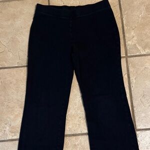 Green Soda Girls Size Large (10-12) Black Leggings Stretch Comfort Sports Casual